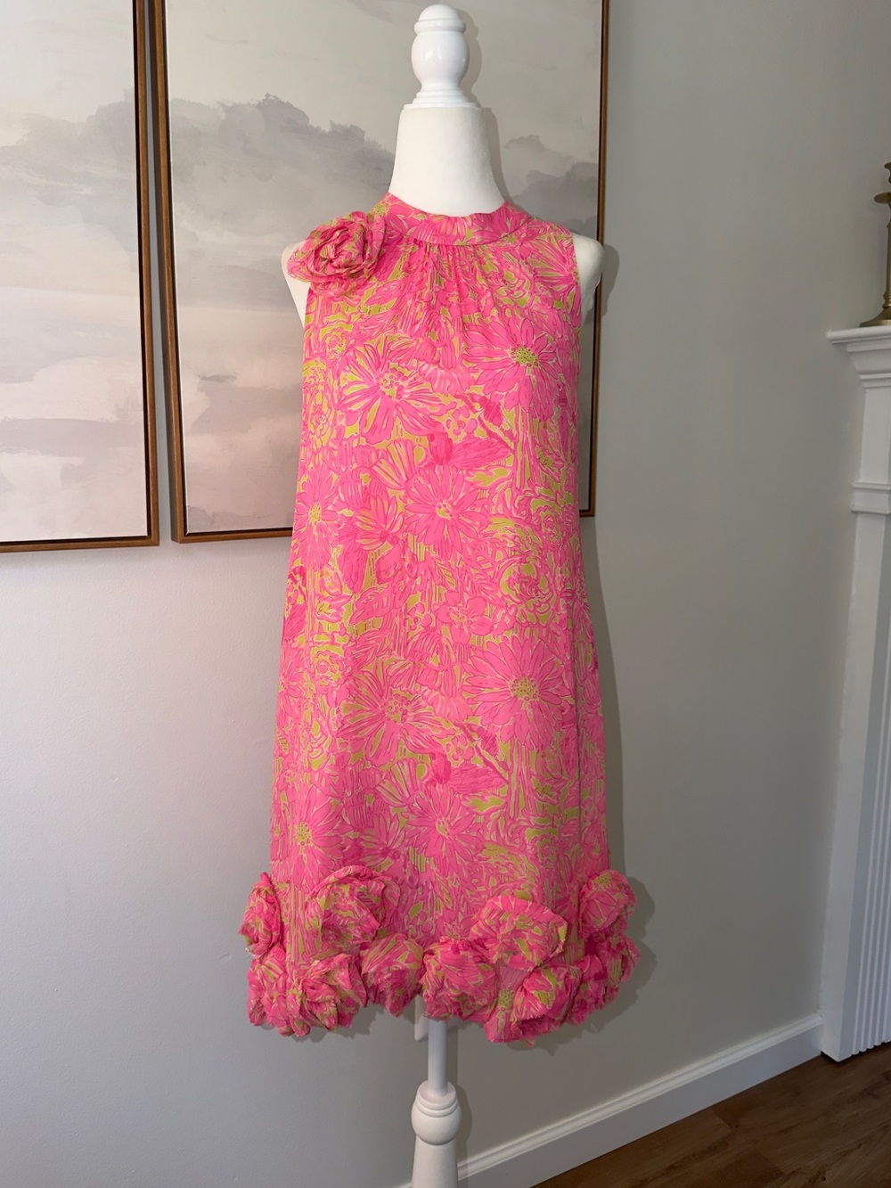 Lilly Pulitzer Linda Marie Secret Garden Formal Mini Dress